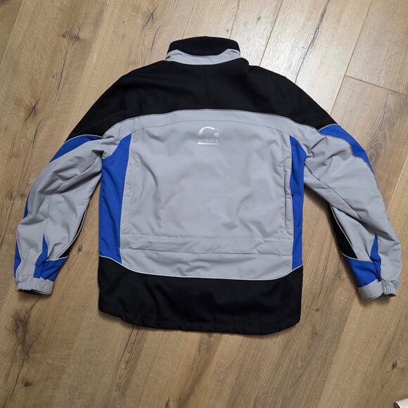 Sorel Alpha Trac Parka Waterproof Insulated Coat  Asphalt Blue Ski Snow EUC M - Picture 2 of 16